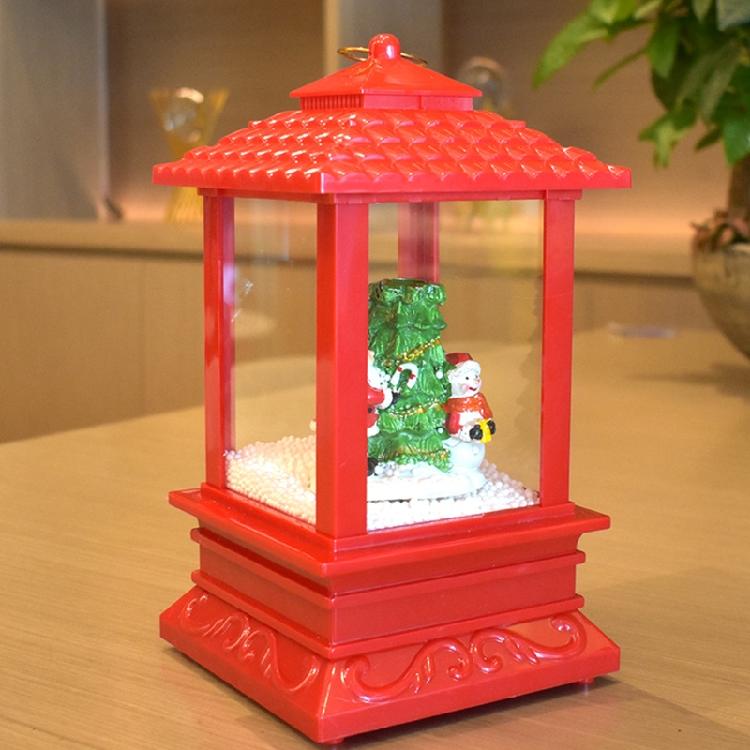 Christmas Lantern Decorative Santa Snowman USB Charging/Battery Powered 8 Music