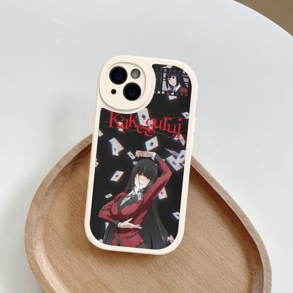 

Japanese Anime Kakegurui Jabami Yumeko Phone Case Hard Leather For iPhone 16 13 12 Mini 11 14 Pro Max Xs X Xr 7 8 Plus Fundas iPhone 15pro max