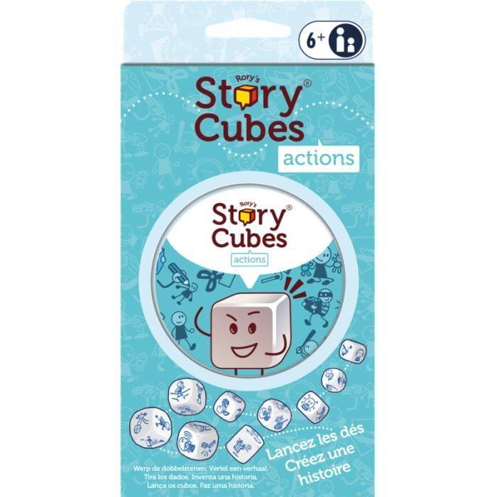 Board Game - Rory's Story Cubes : Actions - Asmodee Blue
