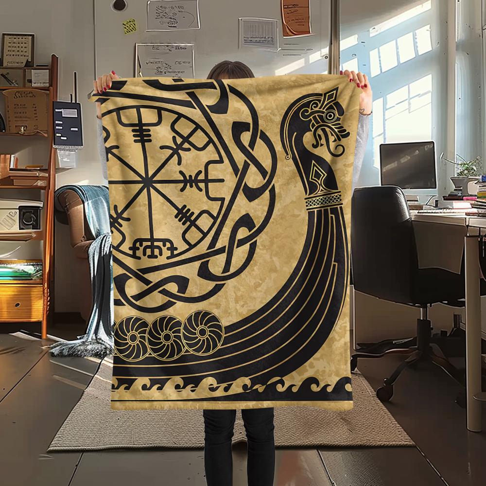 1PC The Walking Dead Print Flannel Blanket, High quality All Seasons, Home Decor, Warmth and Comfort, Perfect for Christmas Gifts