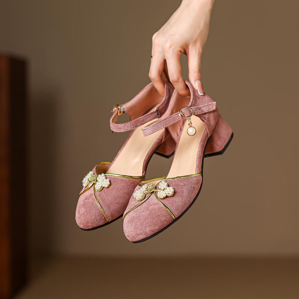 

Розовые бежевые женские босоножки на среднем каблуке, маленькие, большие, размер 32 43 46 розовый