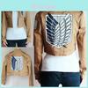 Attack on Titan Aufklärungstrupp Cosplay Mantel Jacke für Eren Jäger Fans**