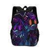 Murder Drones Backpack Durable Fashionable Cartoon Zipper Large Capacity Backpack Best Birthday Gift for Boy and Girl