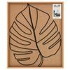 Les Trésors De Lily [A3245] - XXL metalldekor 'Monstera Leaf' svart - 70x57 cm