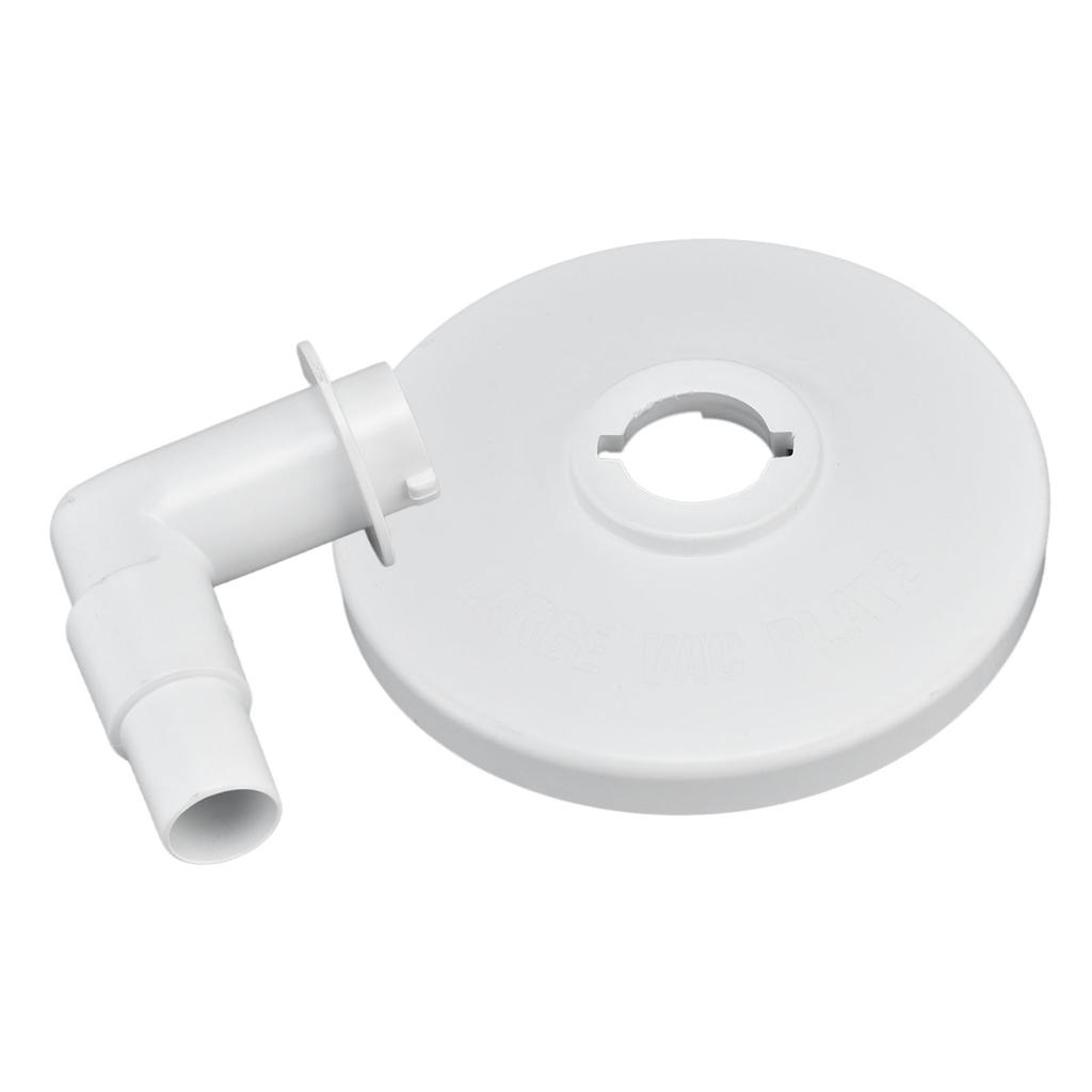 Skimmer Vacuum Plate with 90  Degrees  Elbow Plastic Pool Vacuum Plate Replacement for Hayward
