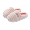 Cotton slippers autumn and winter indoor wear-resistant thick-soled warm-soled piled family couple home fluffy slippers