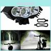 12000 Lumens Led Bike Headlight With Waterproof Aluminum Alloy Body**