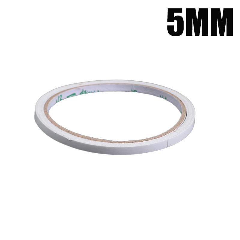 10-1Rolls Double Sided Tape Ultra-thin White Strong Sticky Tapes Stickers Super Adhesive Tape Strips for Home Office Supplies
