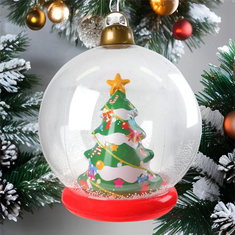 Inflatable PVC Christmas Tree Ball Decorations