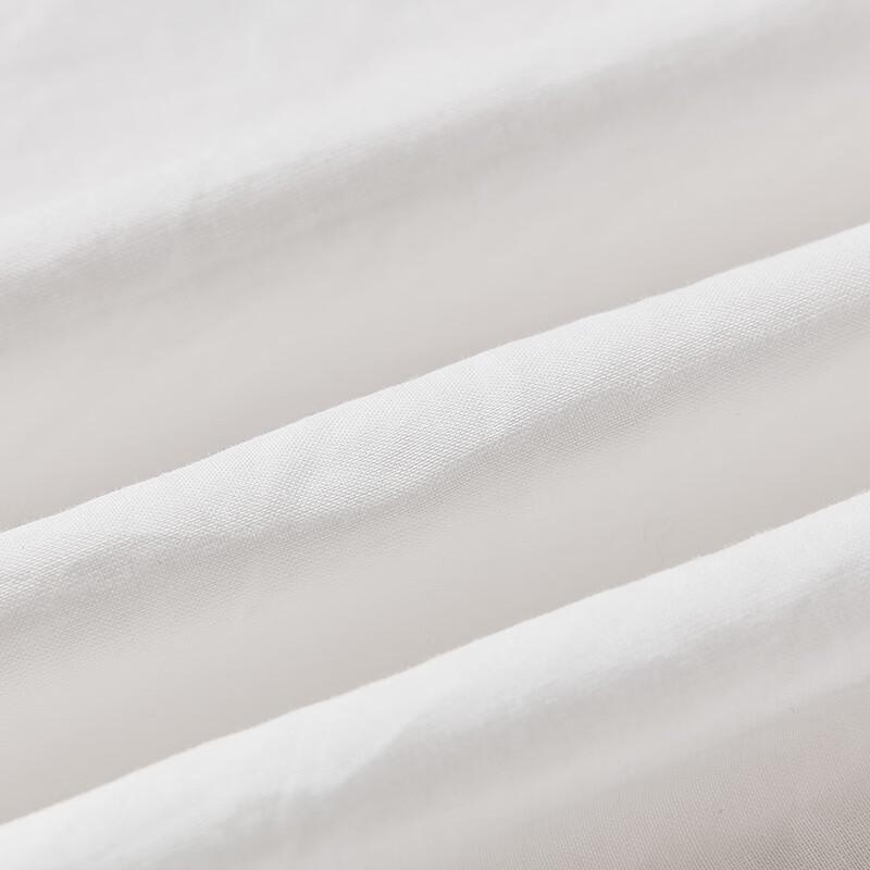 Xiangying Draped White A-line Skirt with Lace Patchwork