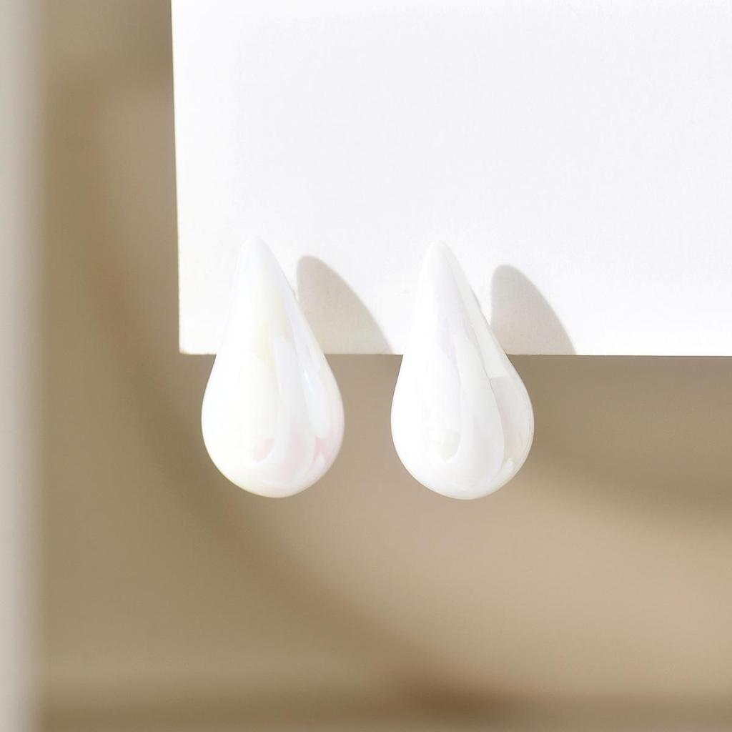 Plump Water Drop Acrylic Dangle Earrings - Simple & Fashionable Jewelry for Women