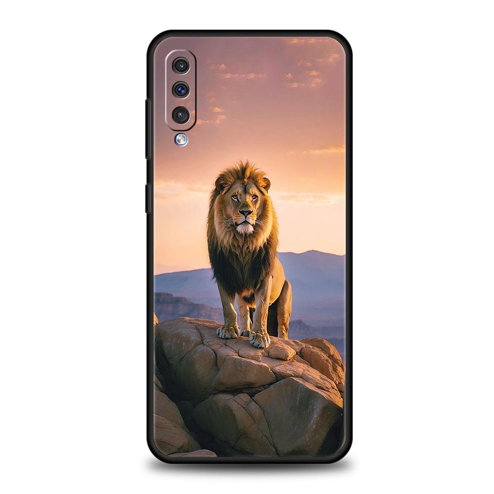 Lion King Animal Phone Case For Samsung A56 A36 A26 A24 A16 A14 A12 A32 A50 A70 A22 A30 A40 A34 A54 A42 A52 A04s A06 5G Cover