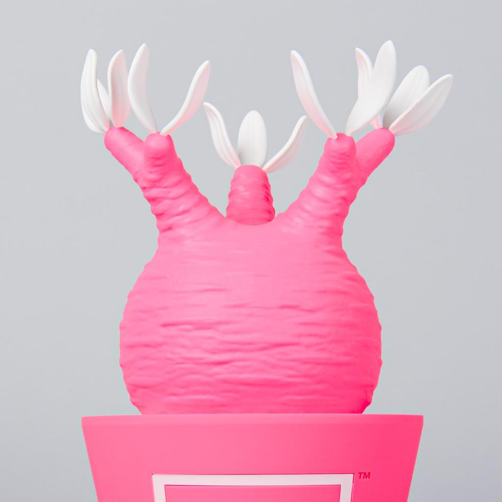 BOTANIZE X MEDICOM TOY Pachypodium Gracilis Figure Pink Pop Color American Goods Style Interior [Limited Sale] (Pink)