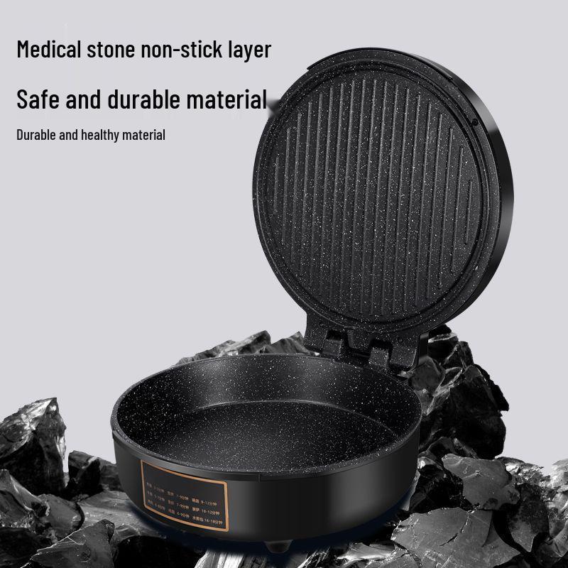 Automatic Electric Non-stick Double-Sided Pancake & Crepe Maker with Safety Power-Off