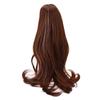 1 3 BJD Doll Wig Heat Resistant High Temperature Silk Dark Brown Long Curly Wig for 8‑9in 21‑24cm BJD Doll