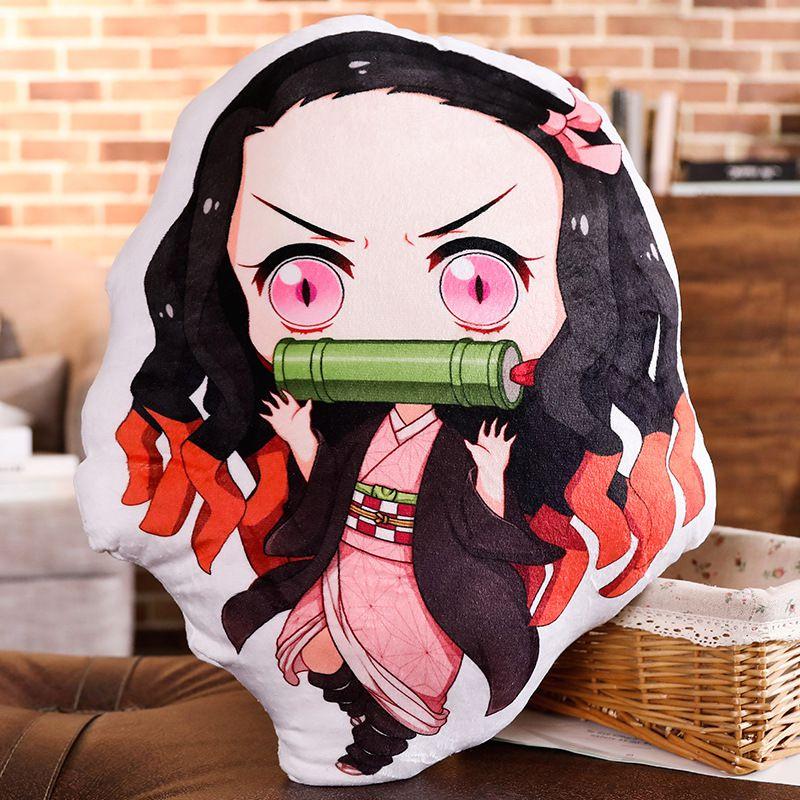 Soft Plush Pillow Of Anime Demon Slayer Kimetsu No Yaiba Kamado Nezuko For Kids