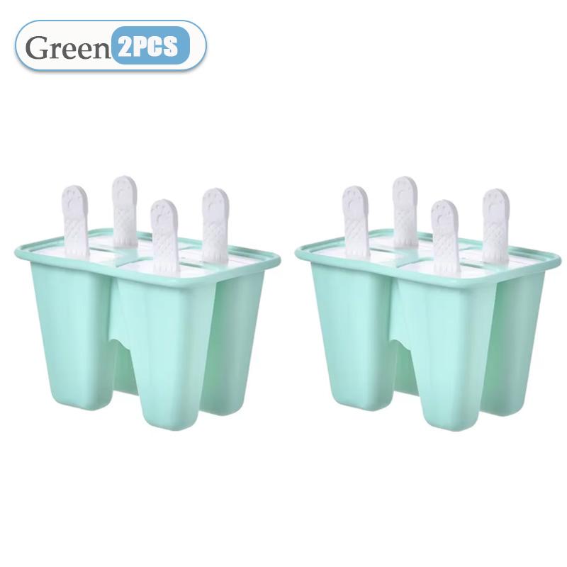 Popsicle Molds 4 Pieces Silicone Ice Pop Molds BPA Free Popsicle Mold Reusable Easy Release Ice Pop Make Homemade Ice Cream