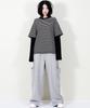 Deumakeu Side Pocket Wide One-Tuck Real Street Sweat Pants Gray