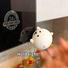 Cute Self Deprecating Bear Cartoon Soft Silicone Anti Collision Strip Corner Protector For Cabinet Table Desk Edge Anti Bump