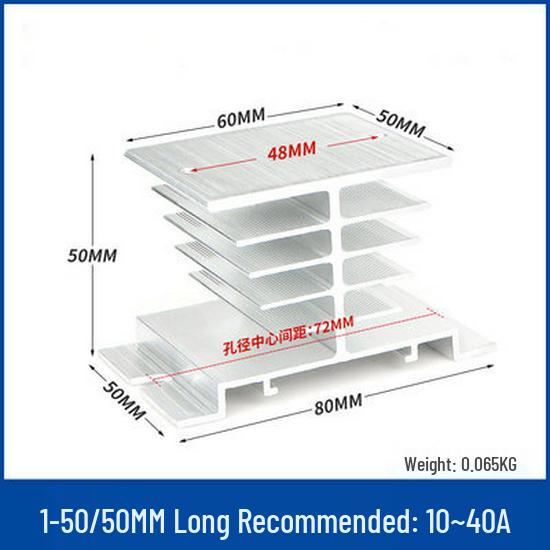 DC-Controlled AC SSR 40DA 25A 60DA 80DA 100DA-H 40DD VA Single-Phase Solid State Relay