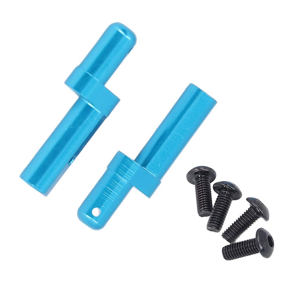 2PCS Battery Post for Tamiya TT02 Aluminum Alloy RC Battery Retaining Post for 1/10 RC Car Upgrade Replacement Parts Blue