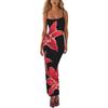 Sexy bedrucktes Spaghettiträgerkleid im europäischen und amerikanischen Stil - Heißer Verkauf im Frühling/Sommer