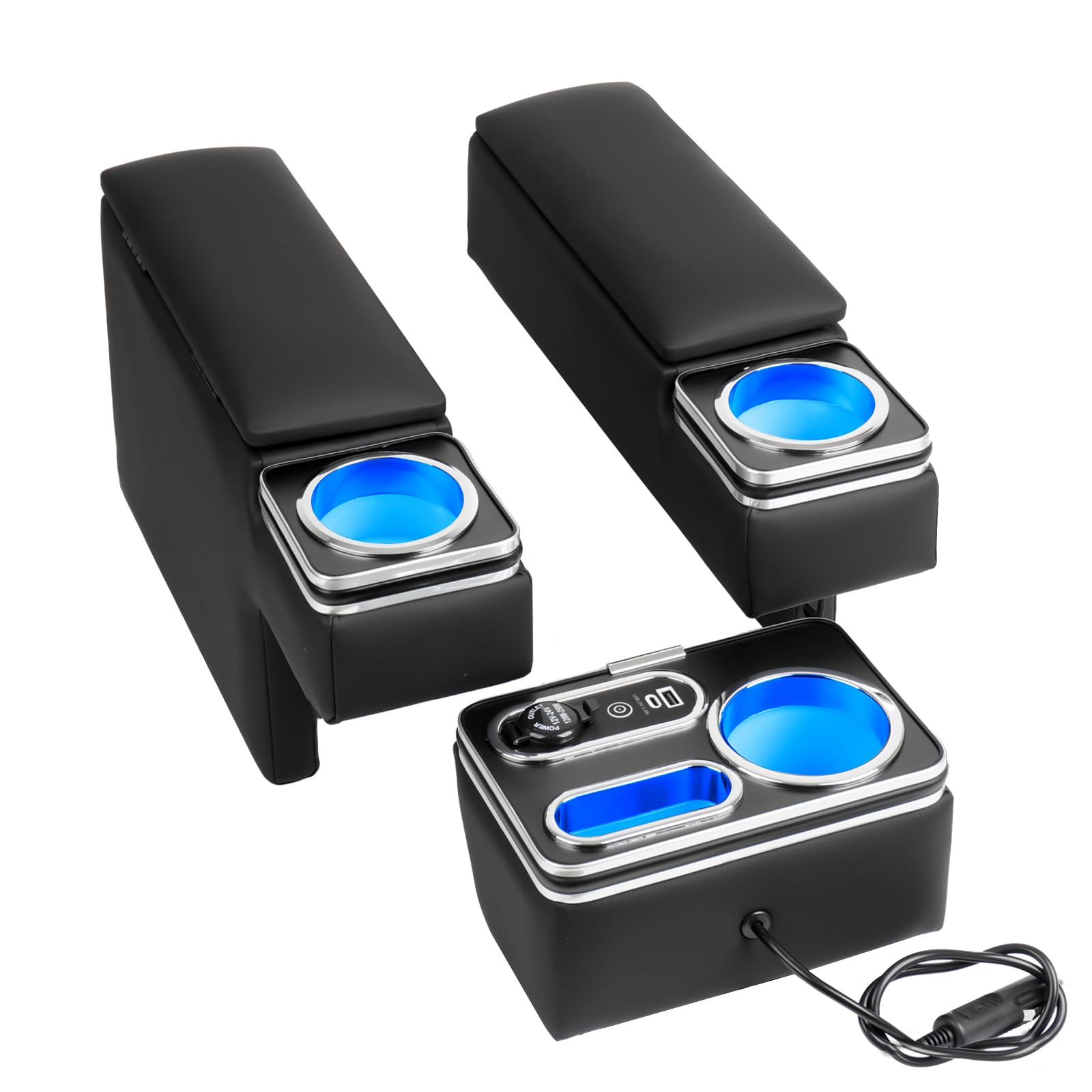 Console box for Toyota Hiace 200 series Regius and Sea Lion 200 Console storage Super and accessory storage types H200 series August pieces for Hiace чёрный