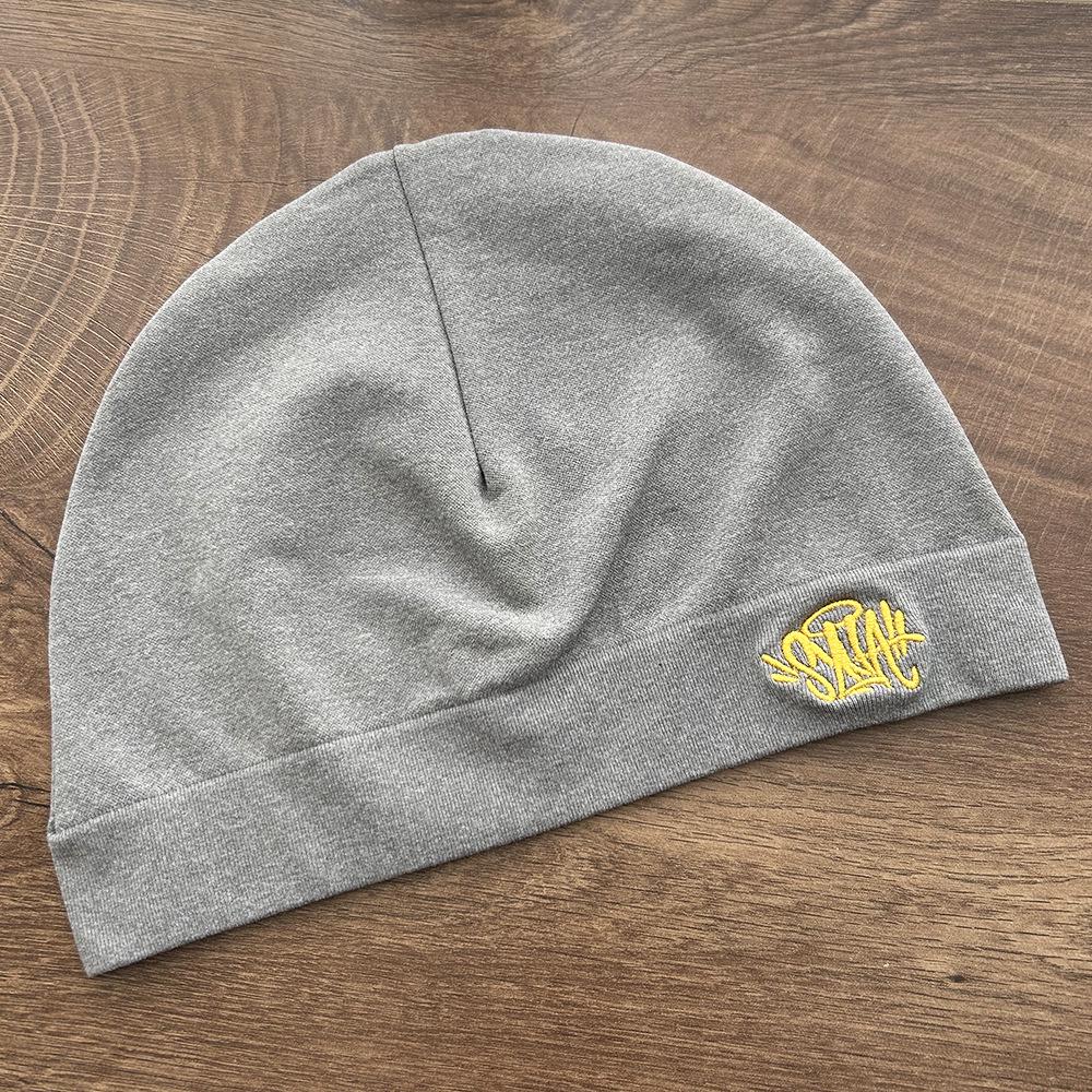 Synaworld Men's Retro Hip Hop Skull Embroidery Knit Cap