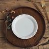 Round Wooden Serving Tray 21/27/30cm Wood Platte Decorative Tray for Coffee Home Table Breakfast Dinner Tea Food Tray