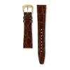 [Seiko Watch] Seiko Watch Commercial Band Genuine Product Side Crocodile Fillet Can Width 17mm Lock Width 14mm Side Crocodile Dark Brown DA62 Men's