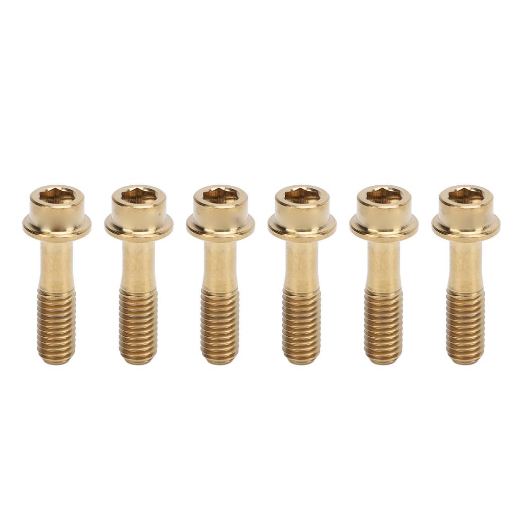 6Pcs M5x18mm Bike Fixed Stem Bolts Bike Brake Lever Fixing Bolts for Mountain Road Bike Colorful