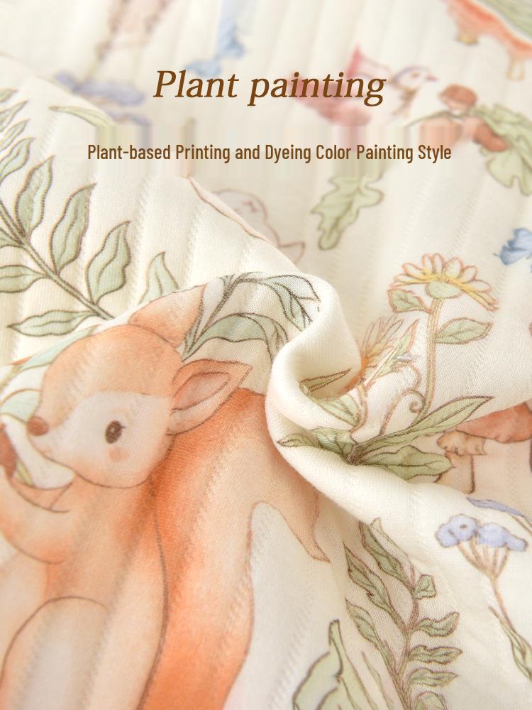 Autumn/Winter Class A Pure Cotton Newborn Sleeping Bag - Thin Anti-Kick Quilt with Split Legs