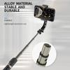 Uttrekkbart trådløst BT Selfie Stick håndholdt Gimbal Stabilizer Stativ med avtakbar fjernkontroll