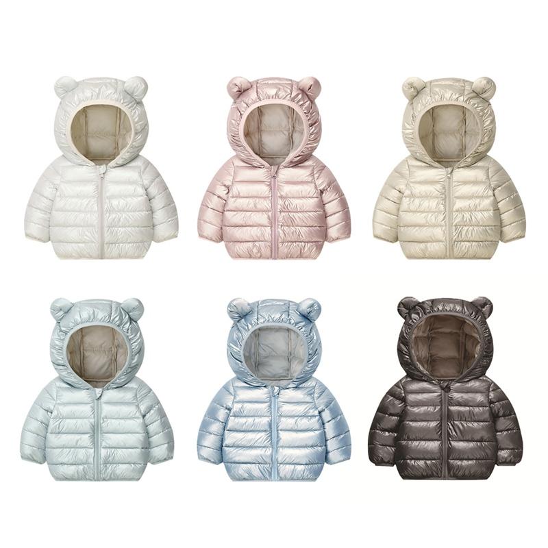 

1-6 Years Kids Winter Warm Hooded Coat Zipper Jacket 90