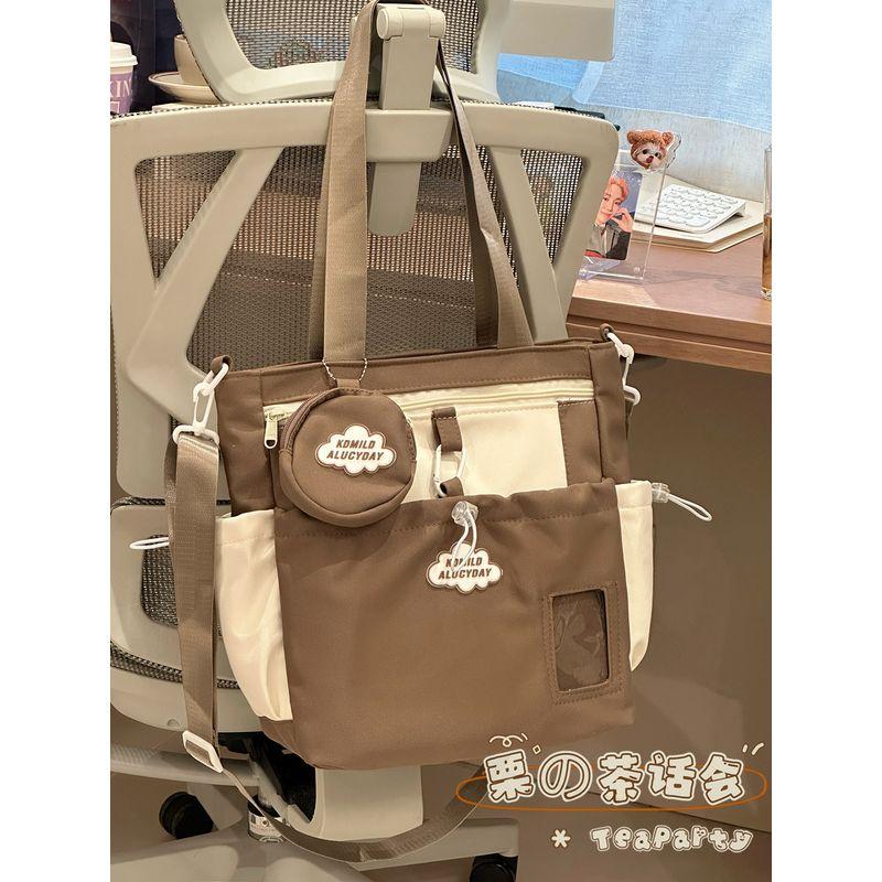 

Милый девчачий школьный рюкзак, красивый рюкзак для девочки-подростка, рюкзак для ученика начальной школы, преппи, большой вместимости, легкий, женский Brown Crossbody Bag