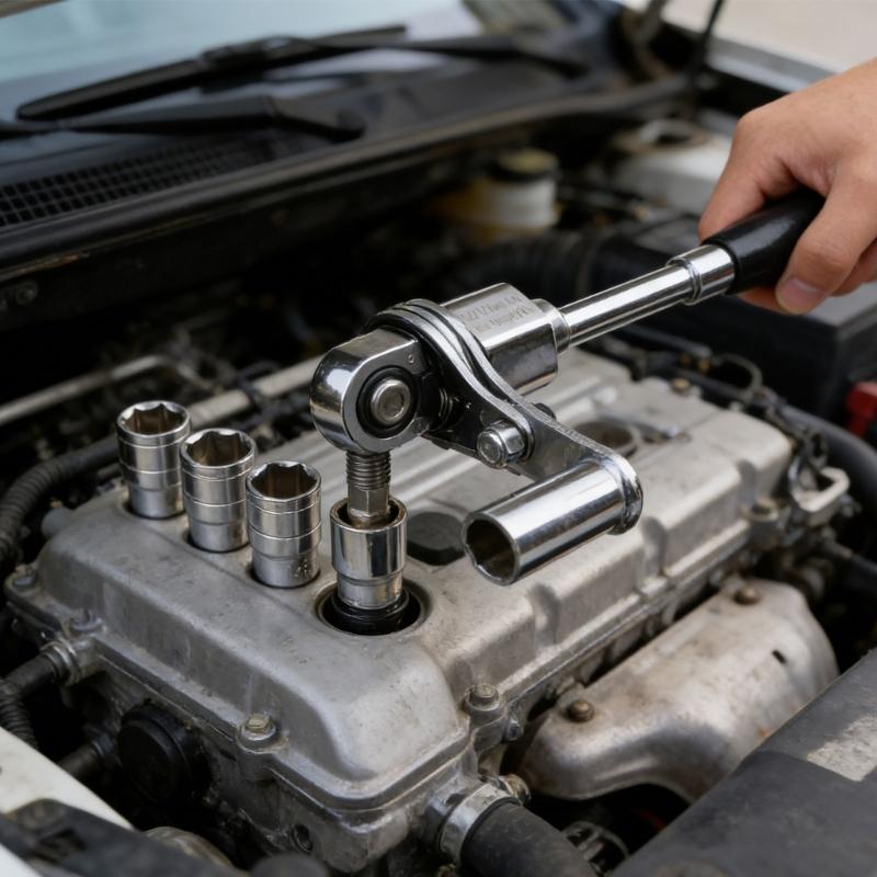 Heavy Duty 1:16 Torque Multiplier Wrench Set For Car Tire Removal And Maintenance With High Strength Metal Construction