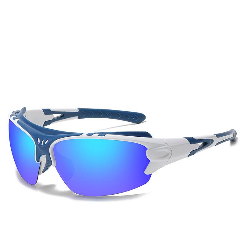 UV400 Protection Polarized Sports Sunglasses Windproof Unisex for Men Women Cycling Running Driving Fishing Goggles Shockproof