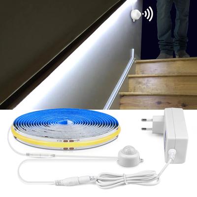 Auto On Off Lampe Drahtlose PIR Motion Sensor LED Streifen Licht 12V COB Lichter Band Für DIY Küche Weihnachten hintergrundbeleuchtung Dekoration