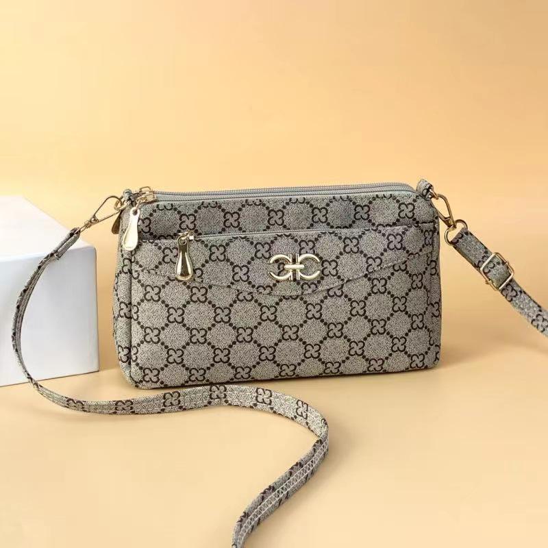 

2025 Women s Large Capacity Crossbody Bag with Double Pockets for Middle-aged and Elderly