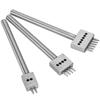 3pcs Prong Craft Stitching Hole Punch Tool Prong DIY Hand‑made Sewing Lacing Craft Tool