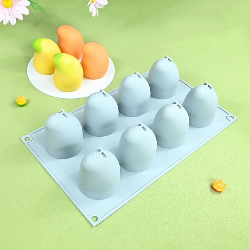 Silikonowe Formy do Musu z Budyniem Mango 3D Owocowe DIY Pieczenie Czekolada Lody Formy Narzędzia do Dekorowania Ciasta