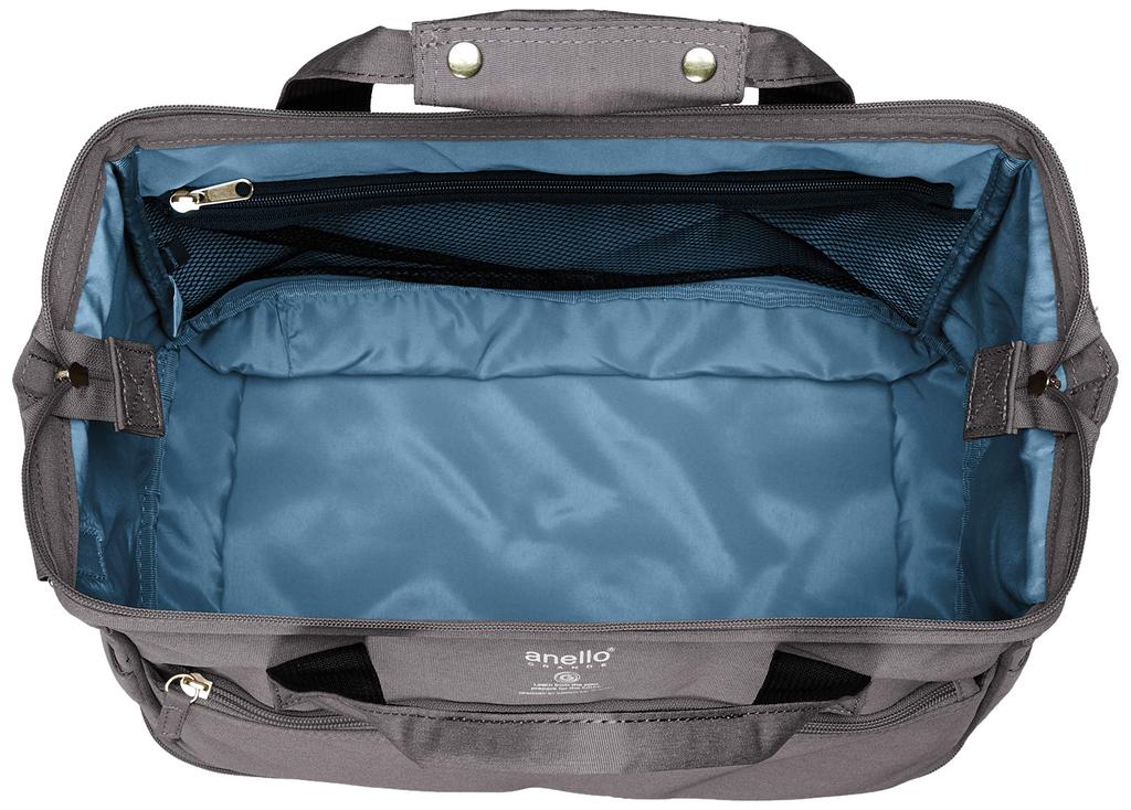 Shoulder Bag SPS Lightweight Heathered Polyester Expandable Boston Gray [Anello Grande] GT-C3341 Water-Repellent 2-Way Bag,