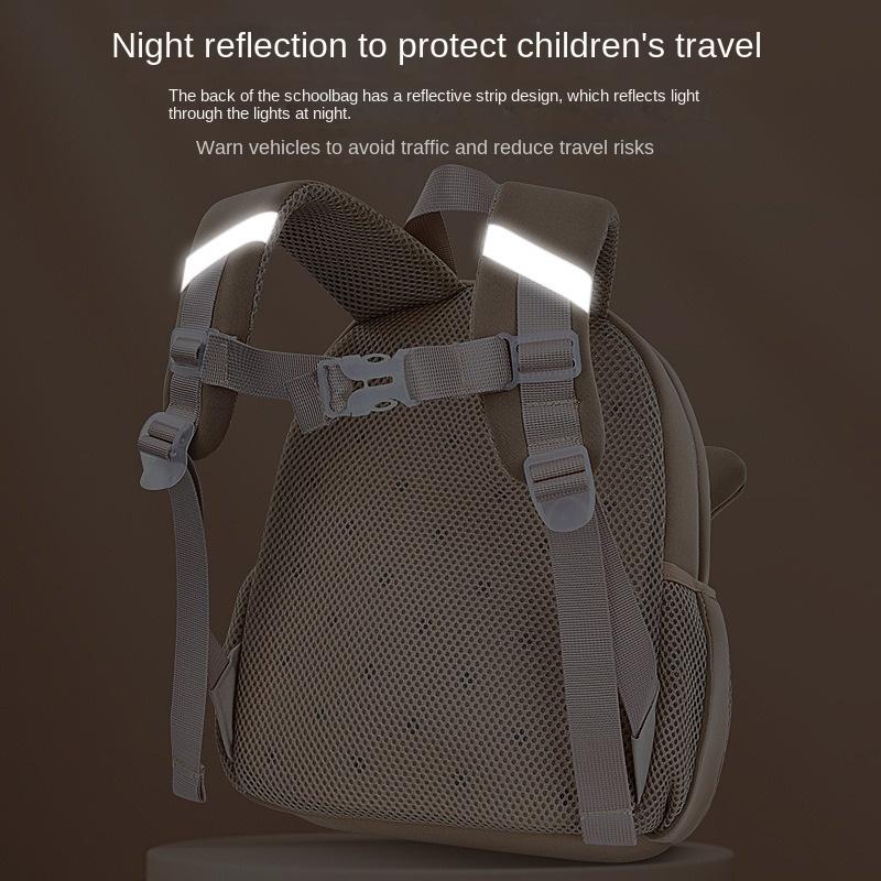 Children's Backpack Cartoon Animal Backpack Suitable For Children Aged 1-6 Waterproof and Breathable Soft Shoulder Strap