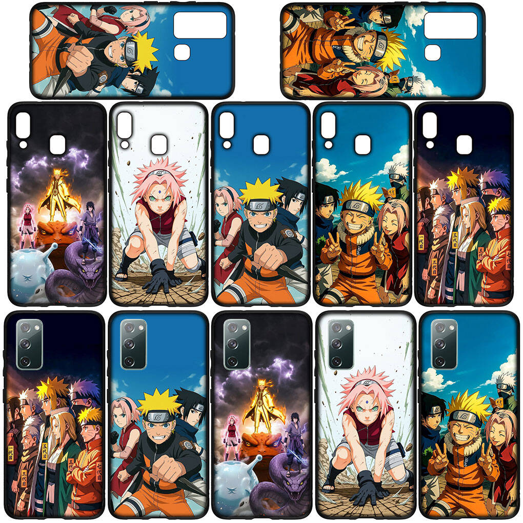 Phone Case for iPhone 17 15 16 Plus Redmi Note 14 12 11 13 Pro Max Huawei P30 P20 Lite OPPO A60 A40 A80 A54 Haruno Sakura Sasuke Kakashi Narutos Cover