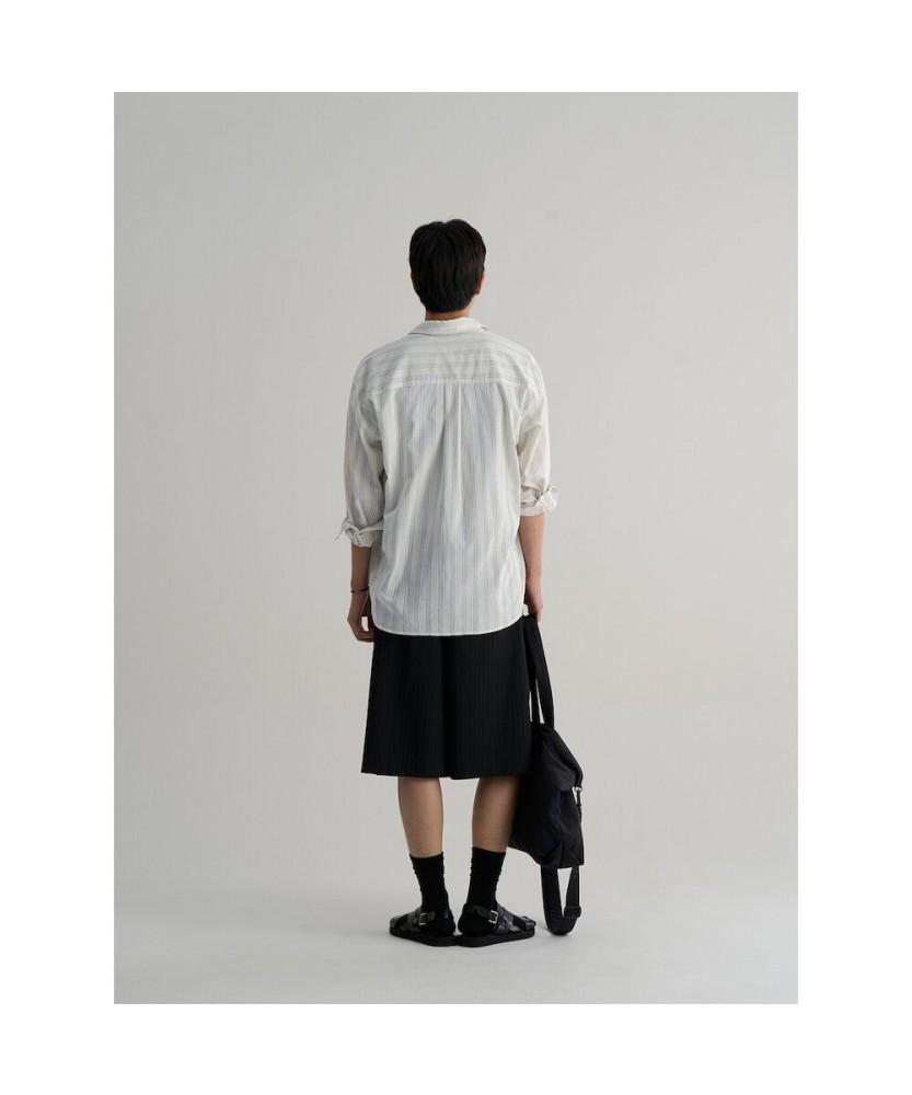 8SECONDS Wide Striped Shorts Black