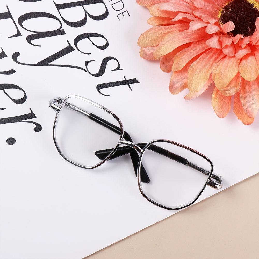 Lovely Preppy Cotton Doll‘s Glasses Soft 20CM Doll Gold-rimmed Glasses Cotton Stuffed Doll