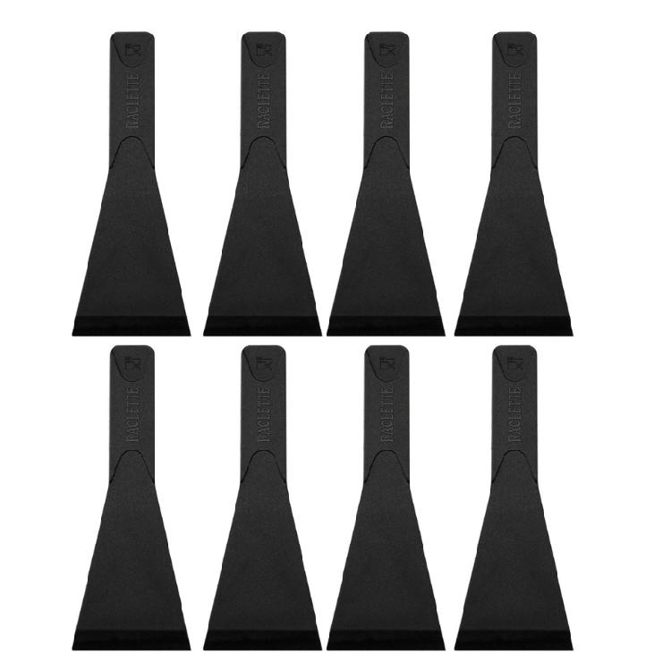 

8pcs Nonstick Kitchen Cheese Tool Raclette Scrapers For Easy Cleaning And Effortlessly Food Handling 1