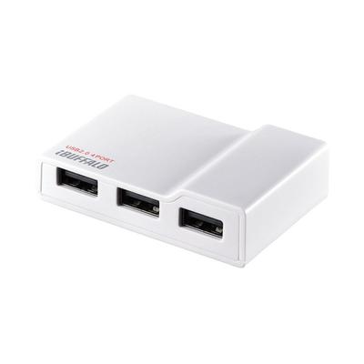 Buffalo BUFFALO Compatible White BSH4A11WH PC/TV 4-port Self-powered Hub,