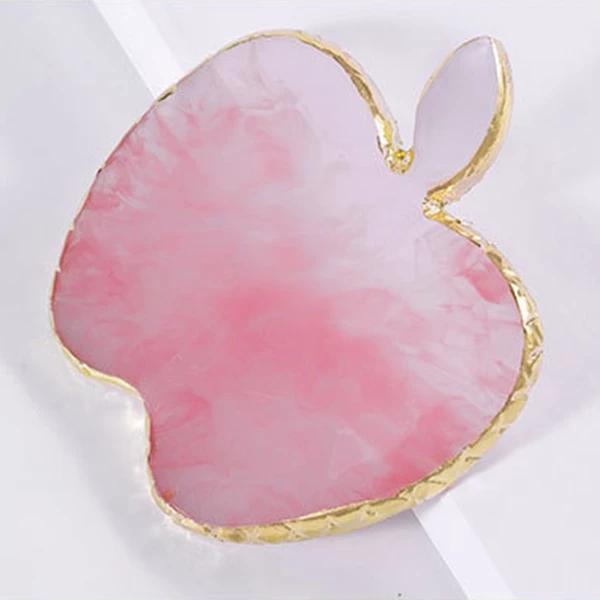 18 Styles Resin Agate Stone Nail Color Palette Gel Polish Pallet Mixing Drawing Paint Plate Manicure Nails Art Display Shelf