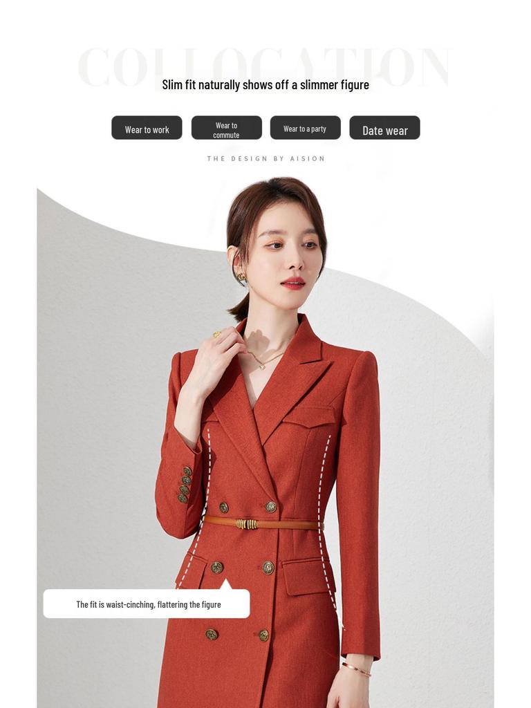 Aishangchen Elegant Suit Dress: Professional Fashionable Slimming Workwear Set